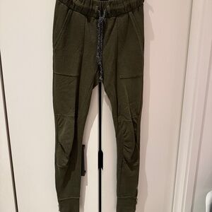 Green joggers